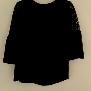 Beautiful rayon black blouse new no tags